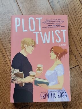 Plot Twist.   Romantic Women's Paperback Book - Pink Back Cover